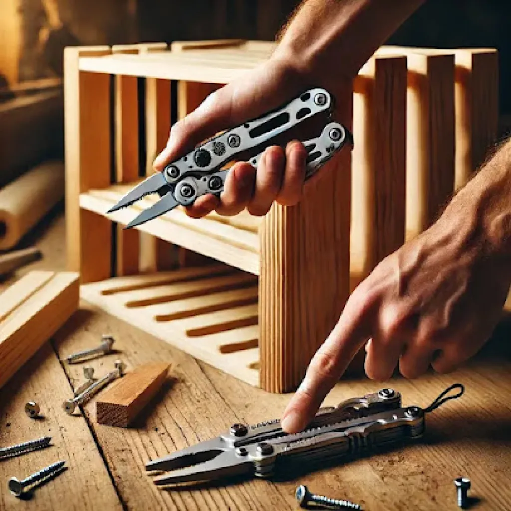 Leatherman Kullanarak Evde : Kendi Rafınızı Yapın Leatherman Kullanarak Evde : Kendi Rafınızı Yapın